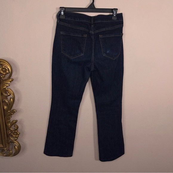 Size 2 Short Curvy Fit Old Navy Dark Blue Denim Jeans Mid Rise  *READ LISTING - Picture 16 of 16